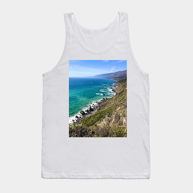 Pacific Coast along Highway 1 Tank Top by ephotocard